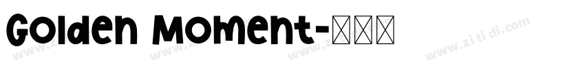 Golden Moment字体转换